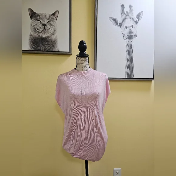 NEW ZARA WIDE SLEEVE KNIT TOP - Picture 3 of 12